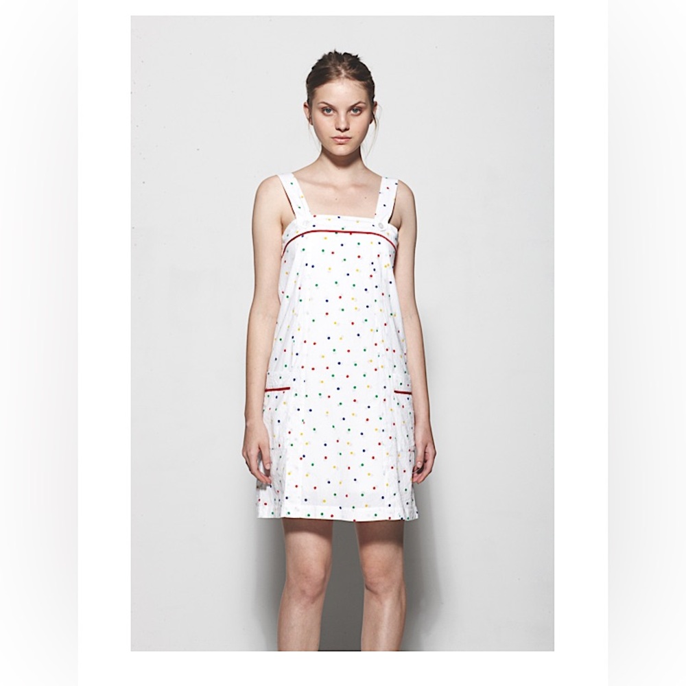 Jessica Ogden x A.P.C. MADRAS Seersucker Dress, M